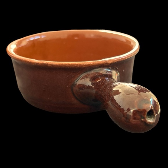 Vulcania Made in Italy Glazed Clay Pot - Set of 2 - Picture 3 of 5